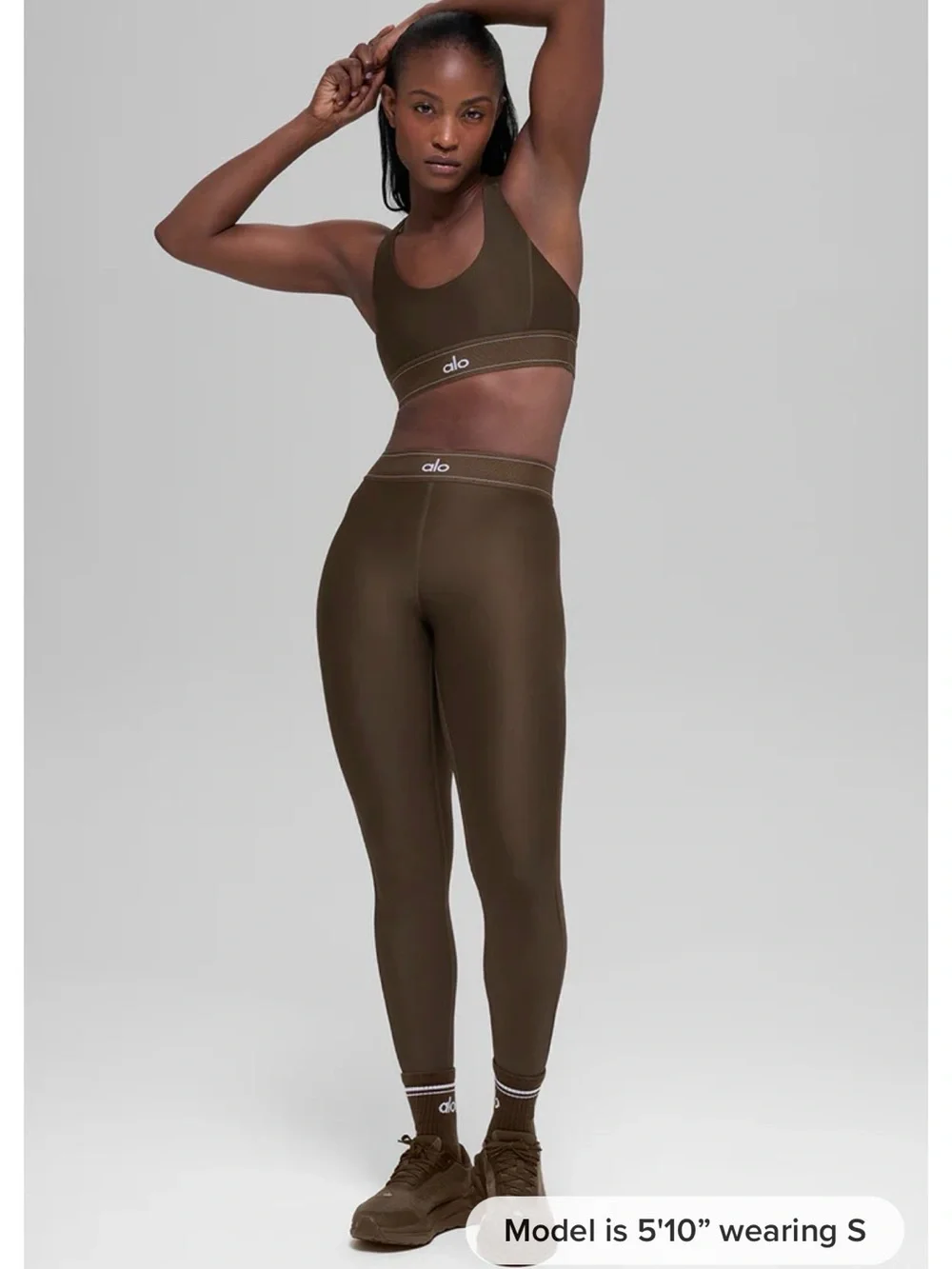 Alo Airlift Suit Up Bra - Espresso